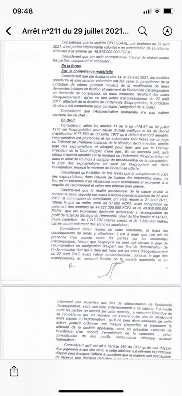 Arret n°211 du 29 juillet 2021-SOFICO contre DGID: Retour sur les faits (Documents) Arret n°211 du 29 juillet 2021-SOFICO contre DGID: Retour sur les faits (Documents)