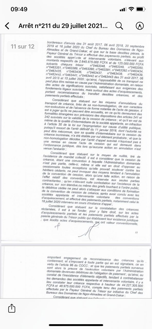 Arret n°211 du 29 juillet 2021-SOFICO contre DGID: Retour sur les faits (Documents) Arret n°211 du 29 juillet 2021-SOFICO contre DGID: Retour sur les faits (Documents)