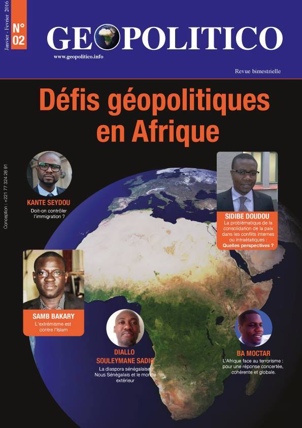 Bientôt le N° 2 de la revue GEOPOLITICO (Géopolitique et Territoires)