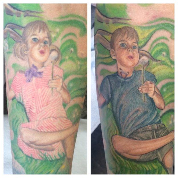 Il retouche un tatouage de son fils transgenre pour refléter sa vraie identité