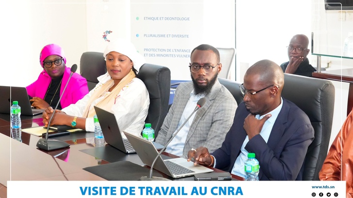 Photos/ Secteur audiovisuel sénégalais : TDS-SA et le CNRA pour un dialogue constructif et stratégique