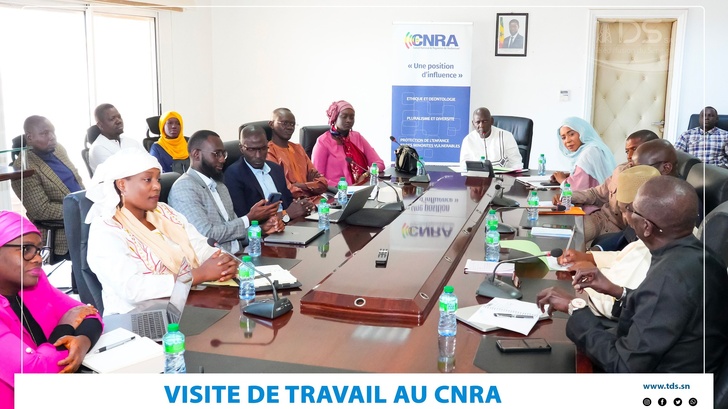 Photos/ Secteur audiovisuel sénégalais : TDS-SA et le CNRA pour un dialogue constructif et stratégique