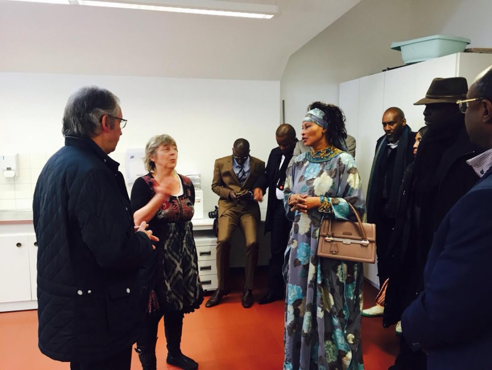 Photos: Me Aissata Tall Sall à l'espace Senghor de Verson en Normandie