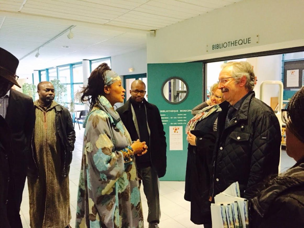 Photos: Me Aissata Tall Sall à l'espace Senghor de Verson en Normandie