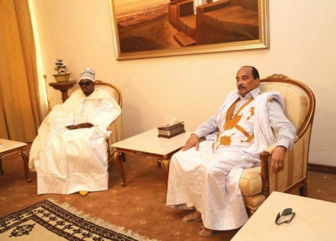 Photos - Le Khalife général des Mourides présente ses condoléances au Président mauritanien 