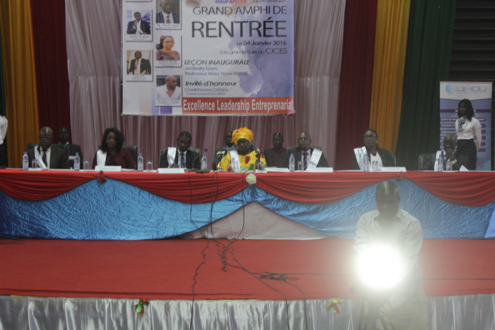 Revivez en images la cérémonie officielle de l'amphi de rentrée de l'Ensup Afrique