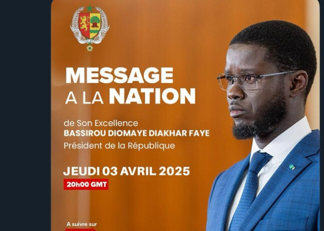 65e anniversaire de l’indépendance : l'intégralité du discours du Président de la République, Bassirou Diomaye Faye 65e anniversaire de l’indépendance : l'intégralité du discours du Président de la République, Bassirou Diomaye Faye