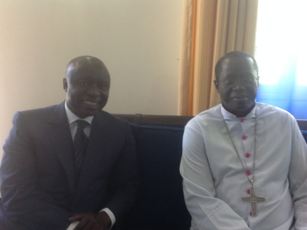 Idrissa Seck rend visite à l'archevêque de Dakar, Mgr Benjamin Ndiaye