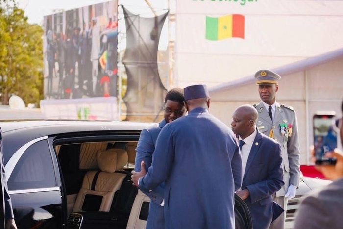 Fête de l'Indépendance : Accueil officiel du Chef de l'État Bassirou Diomaye Faye, par le Premier ministre, Ousmane Sonko