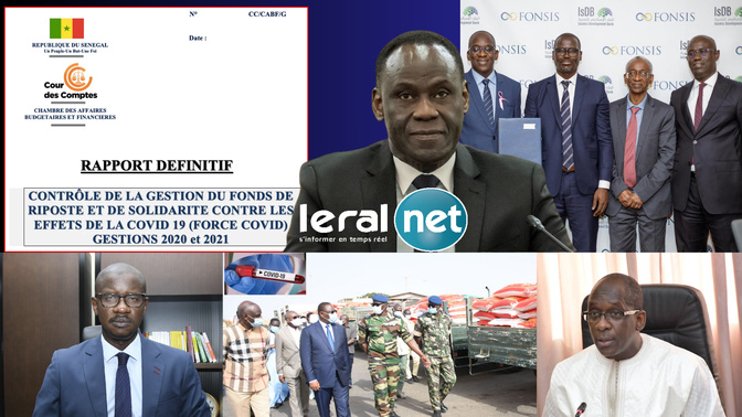 COVID-19 au Sénégal : La gouvernance du fonds Force-COVID-19, épinglée par la Cour des Comptes