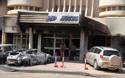 Bilan de l'attaque terroriste à Ouagadougou: Au moins 26 morts et  56 blessés