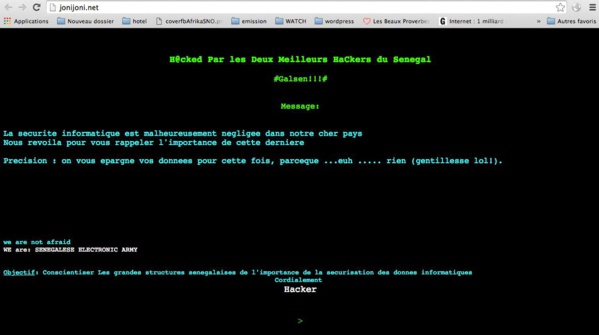  Transfert d’argent : Le site de Joni Joni piraté