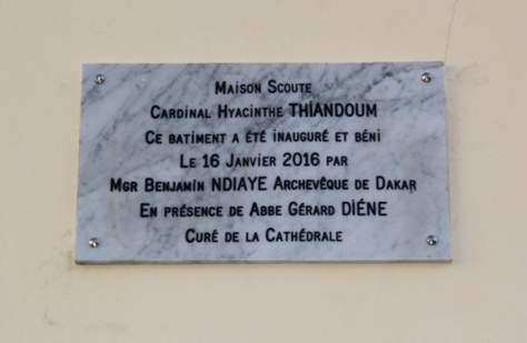 L’Archevêque de Dakar inaugure la « Maison Scoute Cardinal Hyacinthe Thiandoum »