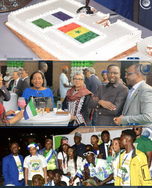 Le 64e anniversaire de l’indépendance de la Sierra Leone célébré au Monument de la Renaissance Africaine