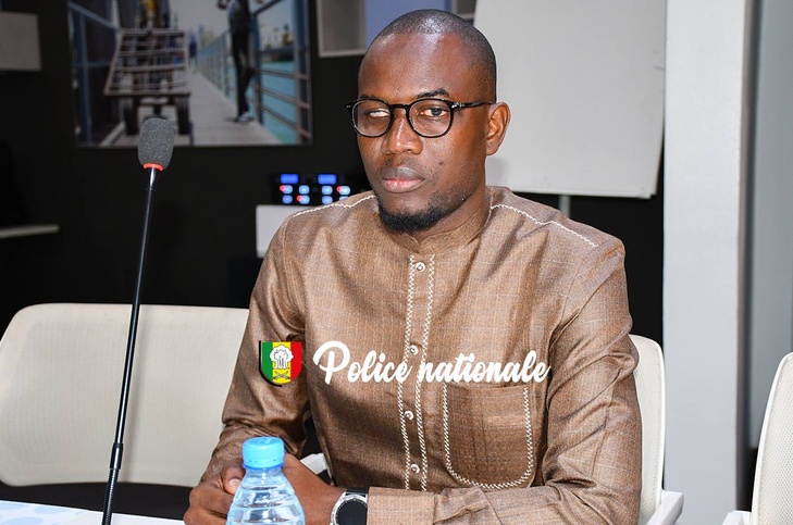 Photos : Mamadou Lamine Niang, Commissaire divisionnaire de Police de classe exceptionnelle, a présidé l’atelier de partage sur la lutte contre l’e-escroquerie, ce mardi