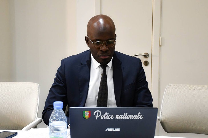 Photos : Mamadou Lamine Niang, Commissaire divisionnaire de Police de classe exceptionnelle, a présidé l’atelier de partage sur la lutte contre l’e-escroquerie, ce mardi