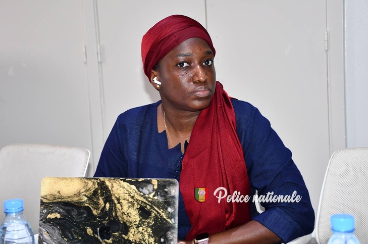 Photos : Mamadou Lamine Niang, Commissaire divisionnaire de Police de classe exceptionnelle, a présidé l’atelier de partage sur la lutte contre l’e-escroquerie, ce mardi