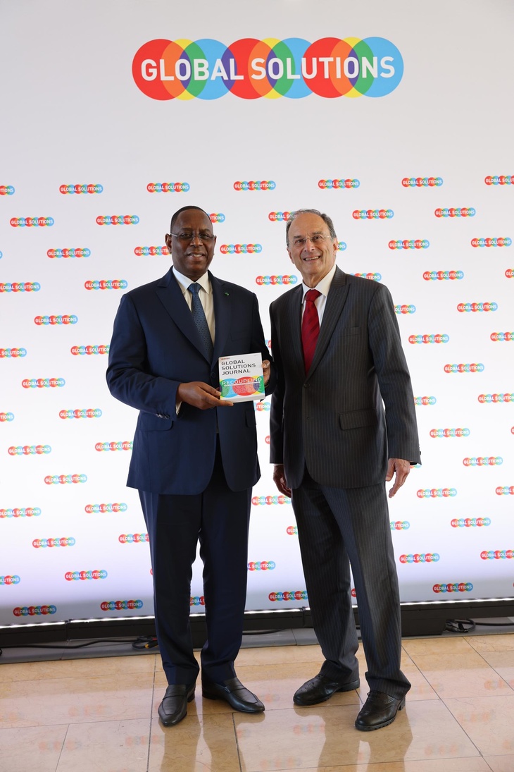 Photos : Le Président  Macky Sall au Global Solutions Summit 2025