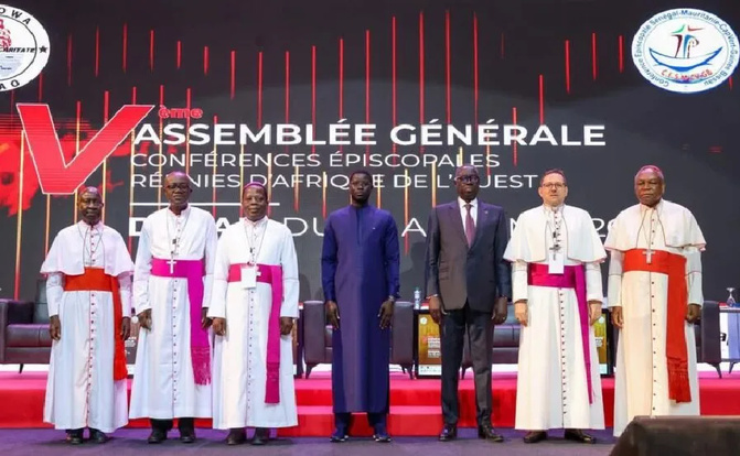 5e Assemblée des Évêques d’Afrique de l’Ouest : Le président Diomaye Faye salue un moment de communion spirituelle