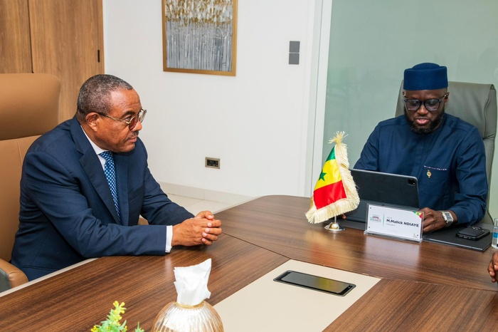 Souveraineté alimentaire : Le président de l’Assemblée nationale reçoit Hailemariam Dessalegn, en prélude au Forum des systèmes alimentaires africains (Photos)
