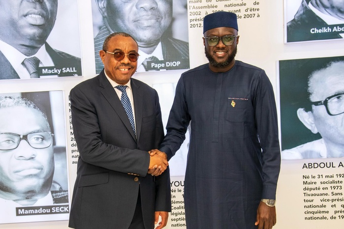 Souveraineté alimentaire : Le Président de l’Assemblée nationale reçoit Hailemariam Dessalegn en prélude au Forum des systèmes alimentaires africains (Photos) Souveraineté alimentaire : Le Président de l’Assemblée nationale reçoit Hailemariam Dessalegn en prélude au Forum des systèmes alimentaires africains (Photos)