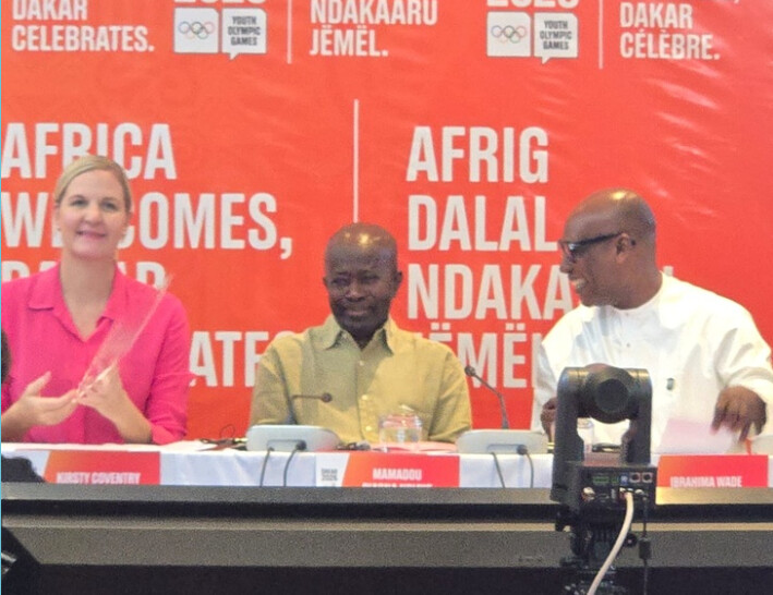 JOJ 2026:  Kirsty Coventry, nouvelle Présidente du comité international olympique félicite Diagna Ndiaye et salue l'engagement des autorités...