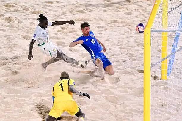Coupe du monde Beach Soccer : Le Sénégal bat l'Italie 4 à 3 et se qualifie pour les demi-finales