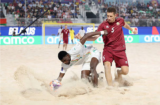 Mondial Beach Soccer 2025 : Le rêve du Sénégal s’évanouit en demi-finale contre la Biélorussie (5-2)
