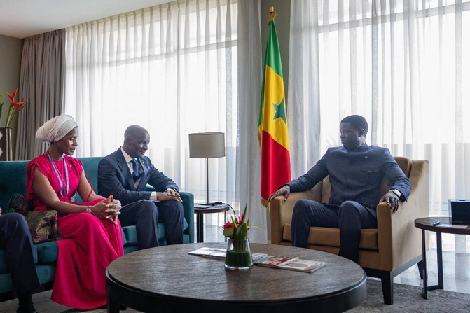 Africa CEO Forum I Bassirou Diomaye Faye : Une première journée rythmée entre diplomatie économique et dialogue avec la Diaspora Africa CEO Forum I Bassirou Diomaye Faye : Une première journée rythmée entre diplomatie économique et dialogue avec la Diaspora