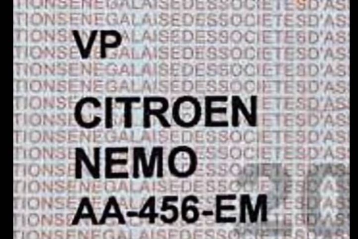Avis de recherche : Un véhicule de marque VP CITROEN NEMO de couleur bleue, immatriculé AA-456-EM, volé ce vendredi, dans un parking des HLM4
