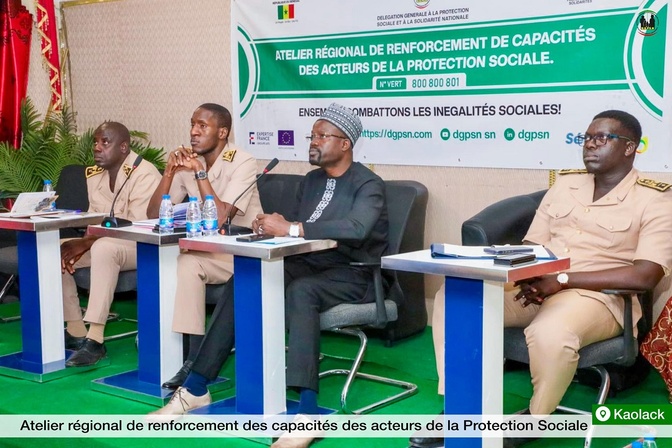 Renforcement de la protection sociale à Kaolack : Les acteurs territoriaux en formation pour trois jours