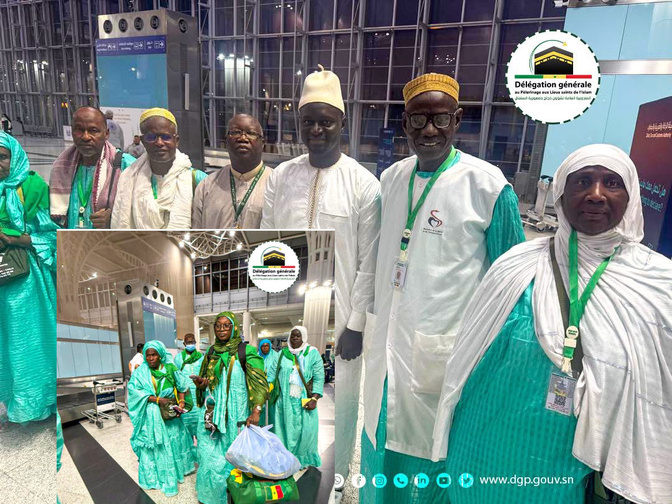 Hajj 2025- arrivée du premier vol à Médine : Les premiers pèlerins sénégalais accueillis à Médine dans la ferveur et la foi