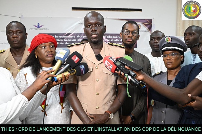 Sécurité de proximité I Dynamique des diagnostics locaux :  A Thiès, le DG de l’ASP, Oumar Touré décline une stratégie nationale de prévention participative