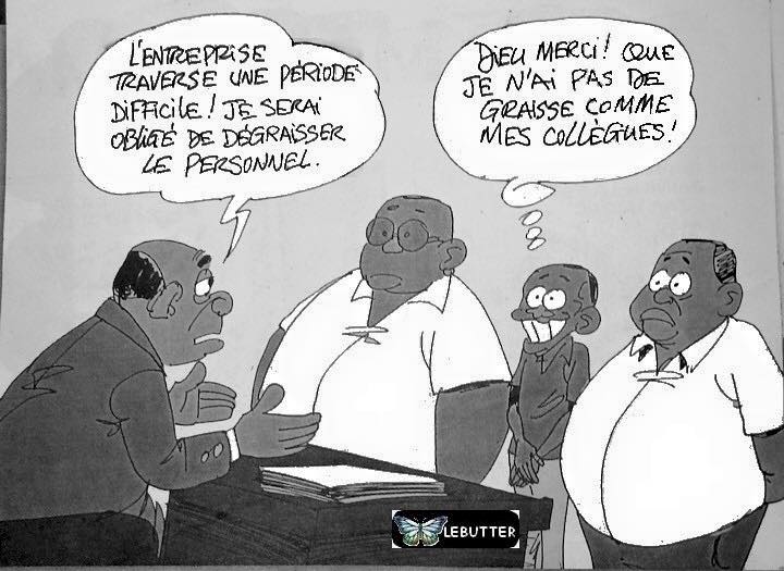[ Photo] L'entreprise au bord de la faillite, le directeur veut dégraisser le personnel (Rire) !