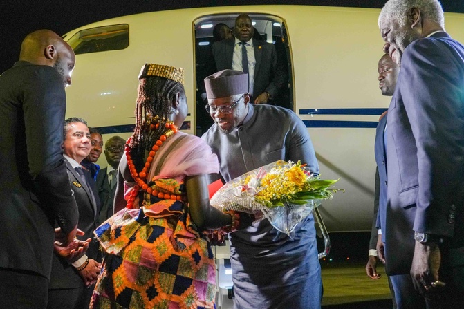 Photos / En visite de travail en Côte d’Ivoire : Arrivée du Premier Ministre Ousmane Sonko