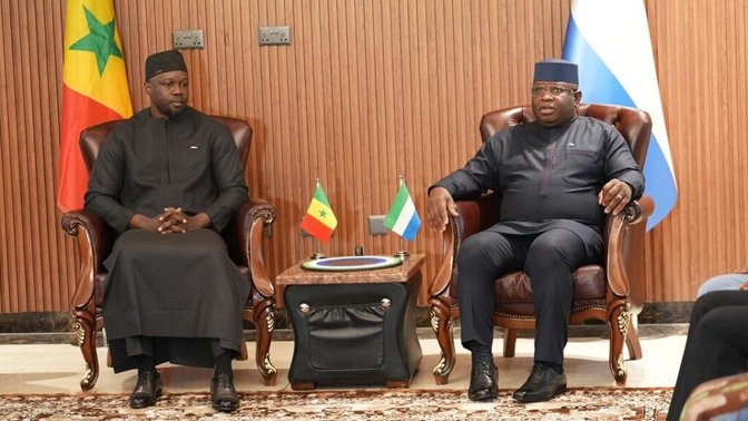 Sierra Leone : Ousmane Sonko plaide pour un corridor maritime Dakar–Freetown