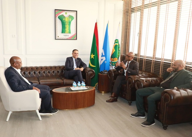 Visite du président de l’AIPS Afrique à Nouakchott : Abdoulaye Thiam plaide pour la formation des jeunes journalistes sportifs