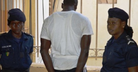 Lamine Dabo ici, dans les locaux de la Sûreté Urbaine