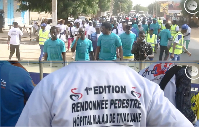 Sensibilisation sur les maladies chroniques :  Tivaouane a tenu sa première randonnée pédestre