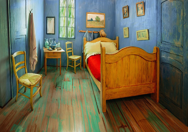 La chambre de Van Gogh a été recréée et vous pouvez même y dormir