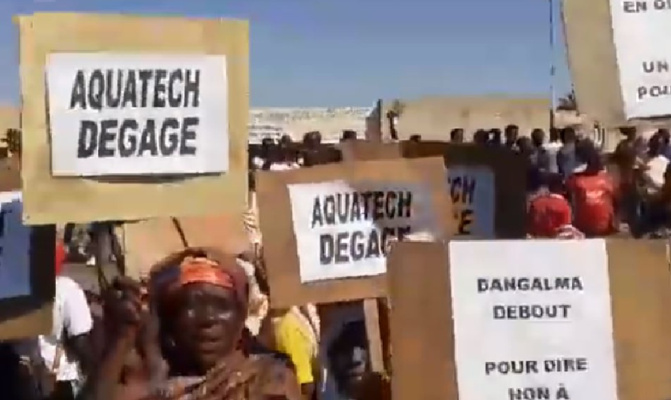 Diourbel – Protestation à Yamal : Les populations réclament le départ du fermier Aquateck