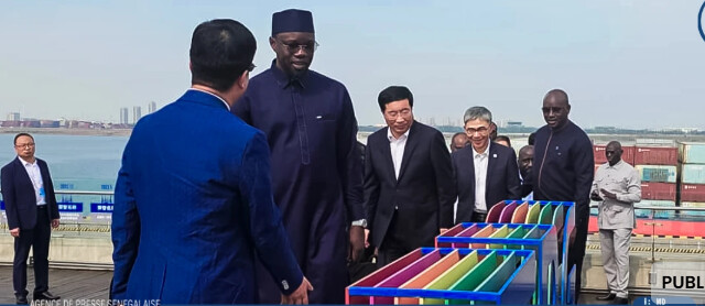 Ousmane Sonko a visité le ”port vert” de la métropole chinoise de Tianjiin