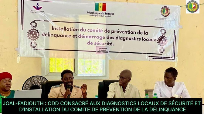 L’ASP engage la concertation locale à Mbour : Lancement des diagnostics locaux de sécurité et installation du comité de prévention de la délinquance