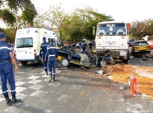 Douze gendarmes blessés dans un accident de circulation sur l'axe Gossas-Diourbel