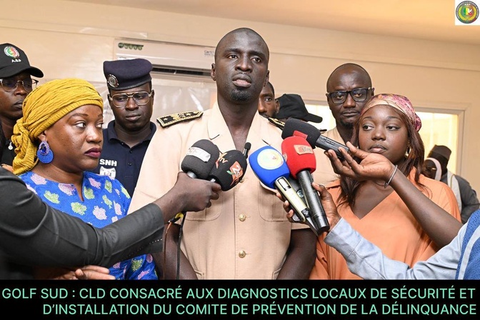 Sécurité de proximité : Installation du comité de prévention à Golf Sud Sécurité de proximité : Installation du comité de prévention à Golf Sud