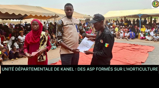 Kanel : Des ASP formés à l’horticulture pour une agriculture locale durable