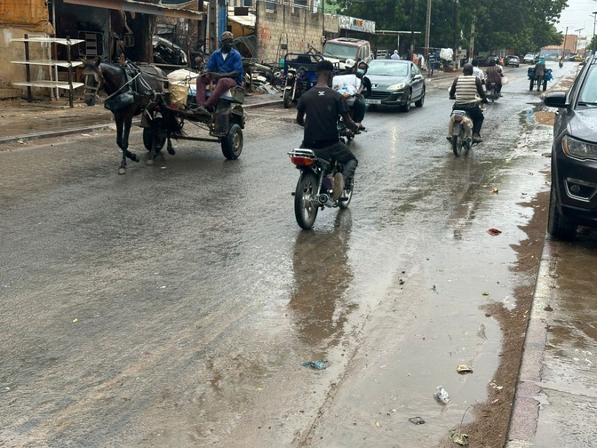 Thiès : Les premières gouttes de pluie arrosent la capitale du rail