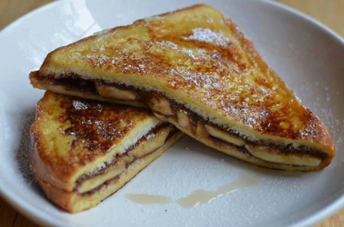 Craquez pour cette recette de pain perdu au chocolat et à la banane : dingue !