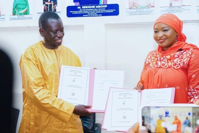Kaolack : Une convention de 500 millions FCfa signée, pour propulser l’entrepreneuriat féminin local