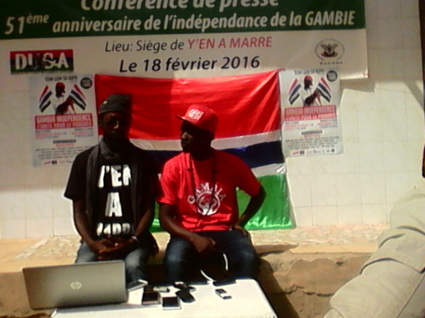 Fadel Barro : "Yen a marre" dispose  des cellules dormantes en Gambie"